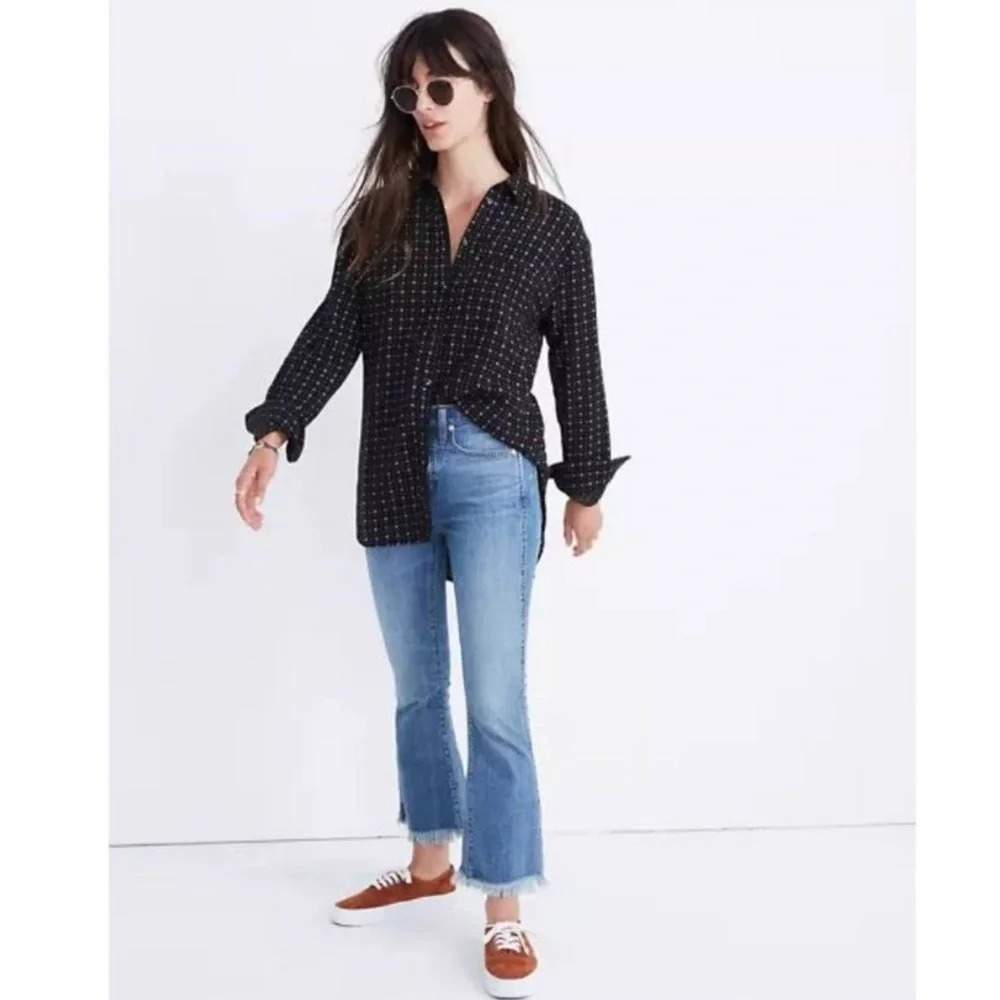 Madewell Oversized Ex-Boyfriend Shirt in Mayfair Foulard